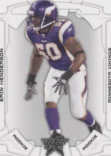 2008 Leaf Rookies & Stars Erin Henderson #136