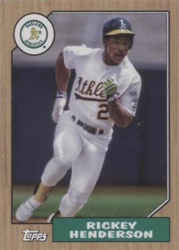 2022 Topps Mini - Rickey Henderson #78B-18