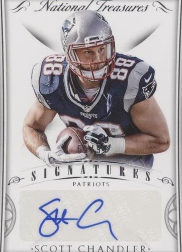 2015 Panini National Treasures Scott Chandler #SIG-SC