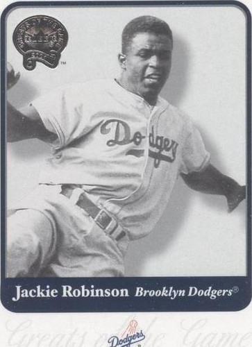 2001 Fleer Greats of the Game - Jackie Robinson #32
