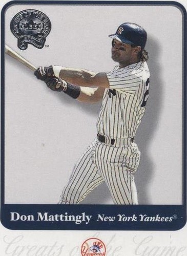 2001 Fleer Greats of the Game - Don Mattingly #91