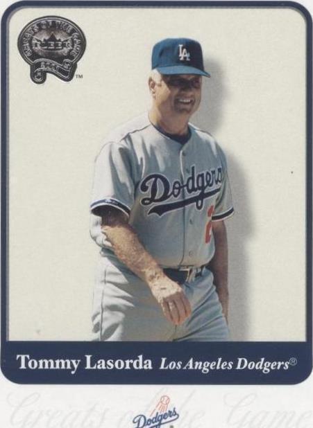2001 Fleer Greats of the Game - Tommy Lasorda #94