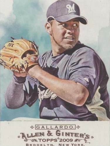 2009 Topps Allen & Ginter's - Yovani Gallardo #347