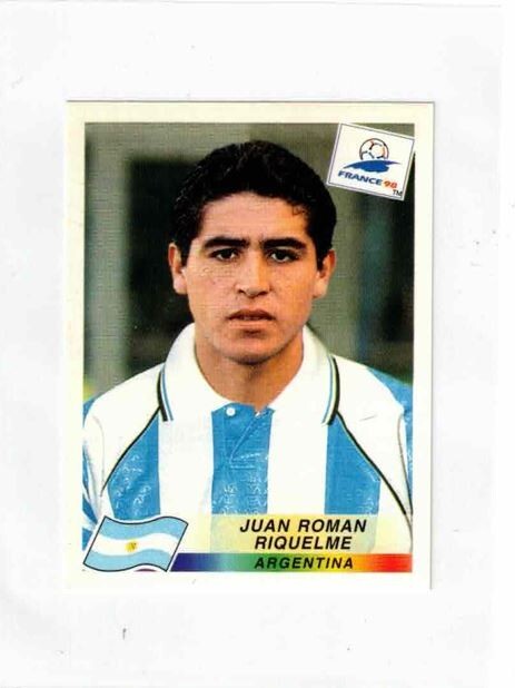 1998 Juan Roman Riquelme France World Cup Number 509 - RC
