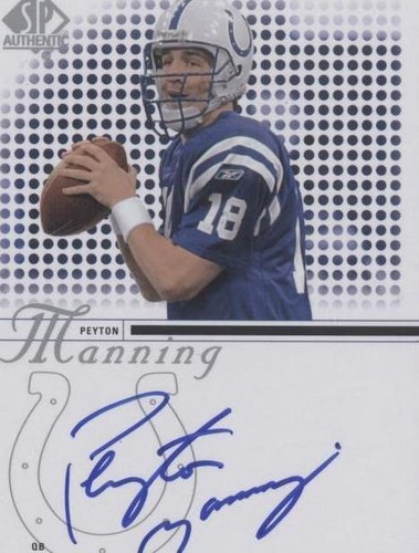2002 SP Authentic Peyton Manning #91