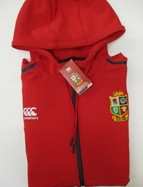 Canterbury Britisch Und Irisch Löwen Reißverschluss Kapuze Herren Größe 3XL Ref