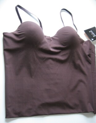 SH22 Rene Rofe NEW Shapewear FIT Classic Micro Modern Convertible Cami Top Brown