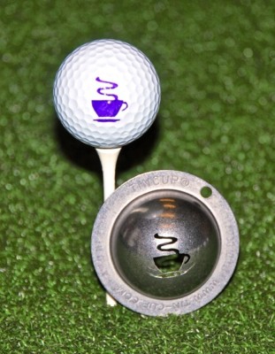 ''CLEARANCE'' TIN CUP Mark Your Own Golf Ball Custom Marking Tool w/ FREE Sharpie