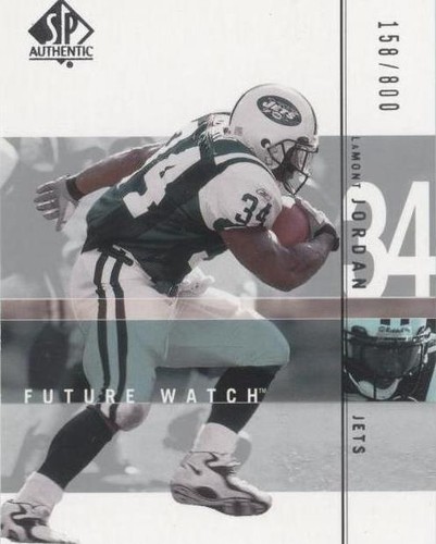 2001 SP Authentic LaMont Jordan #166