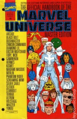 Official Handbook of the Marvel Universe Master Edition #22 VF 1992 Stock Image