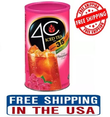 4C 35 QT Raspberry Iced Tea Mix 82.6 oz. FRESH FREE SHIPPING