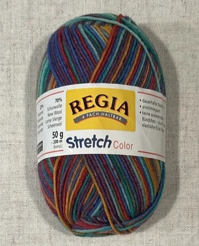 Regia 4 Fach Haltbar Stretch Yarn  Color 82 Dyelot 41536  Wool Blend 50 gr/200 m