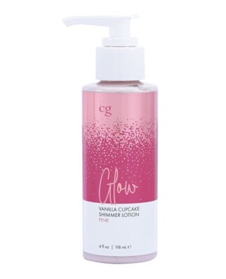 GLOW VANILLA CUPCAKE SHIMMER LOTION CRAZY GIRL PINK  4 oz