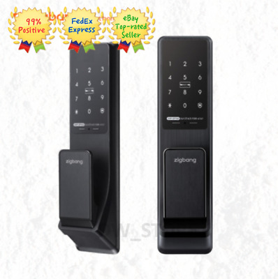 Zigbang Smart Door Lock Push/Pull Double Lock Touch Pad - Black SHP-DP740