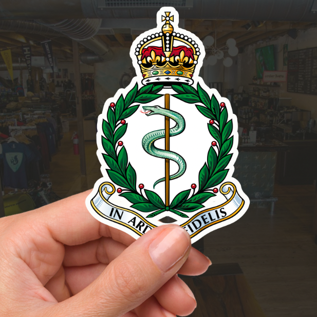 Royal Army Medical Corps Waterproof Vinyl Stickers - Official MoD Reseller - Picture 1 of 9