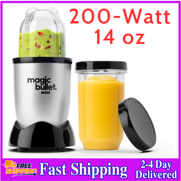 Magic Bullet Blender Silver/black