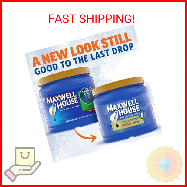 Maxwell House The Original Roast Decaf Medium Roast Ground Coffee (29.3 oz Canis
