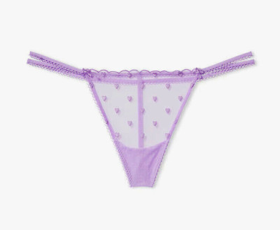 Victoria s Secret Skimpy Wink V-String G-String Double Strappy Heart XS M L NWT