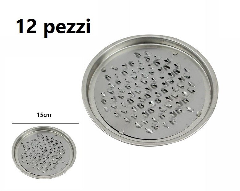 12 Pezzi Vaschetta Contenitore Metallo Porta Zampirone Spirale Anti Zanzare dfh