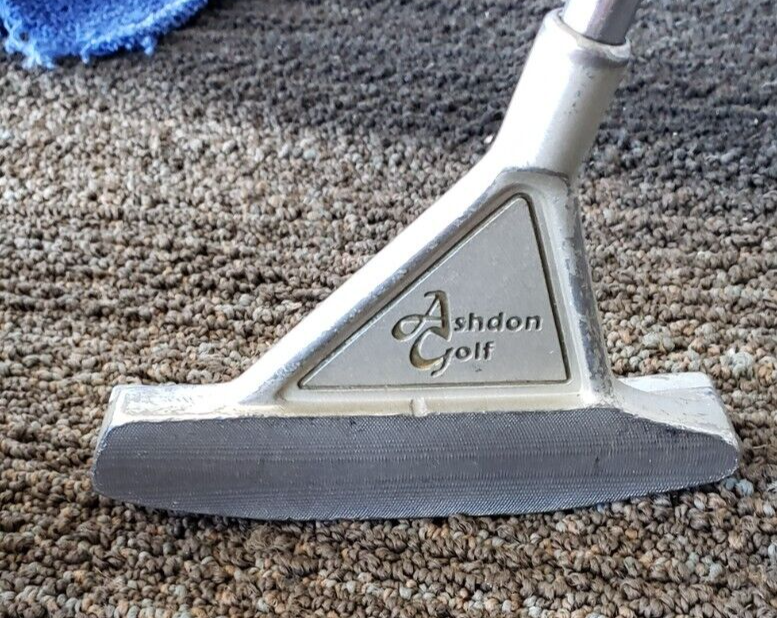 Ashdon Golf Atlantis Bermuda Triangle Anser Style Putter V Nice w NEW GRIP 37.5