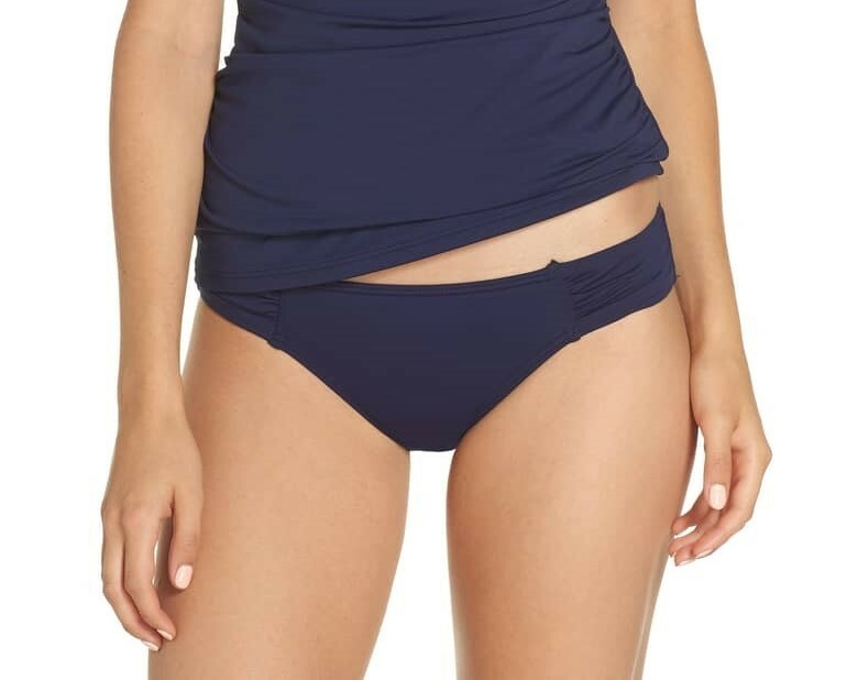 Tommy Bahama 177310 Women's Side Shirred Hipster Bikini Bottoms Sz XS