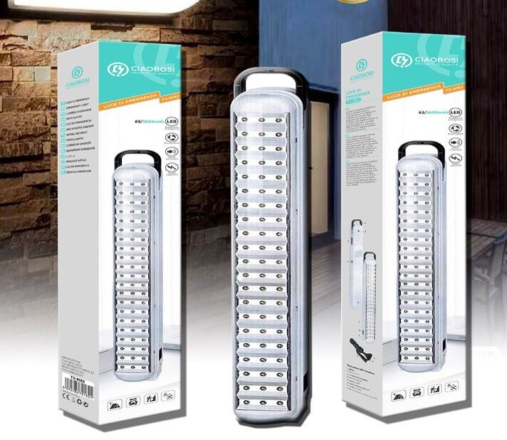 Lampada Luce Di Emergenza Ricaricabile 63 Led 3600mah Tx-9182 linq