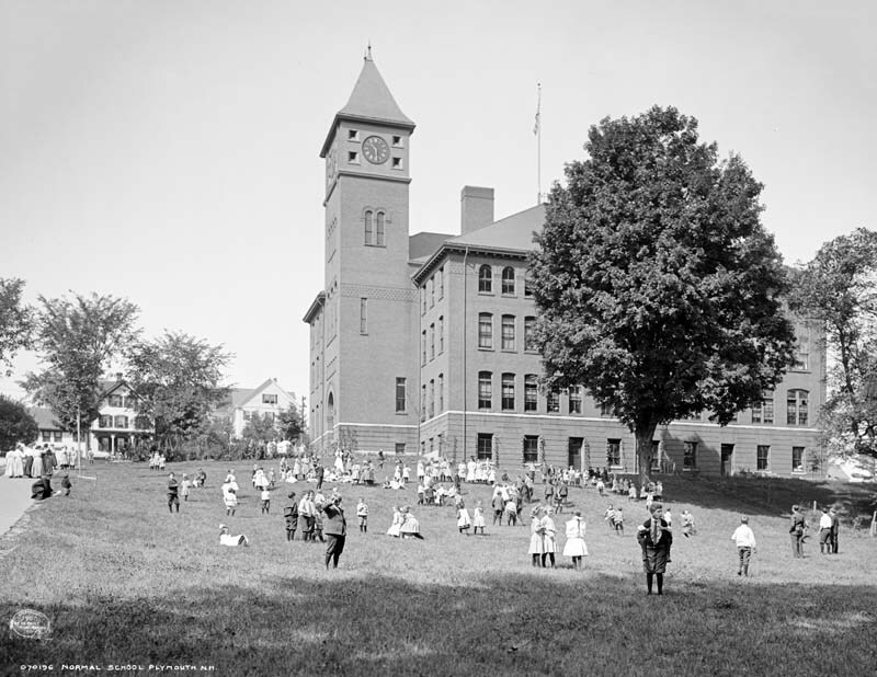 1907 Normal School, Plymouth, New Hampshire Vintage Old Photo 8.5