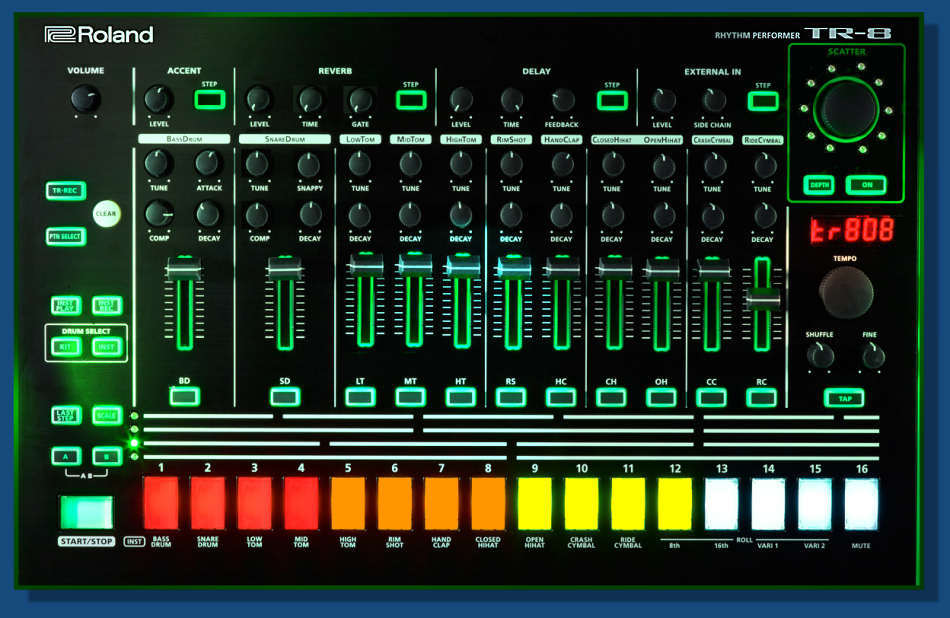 Roland TR-8 909, 808 Aira Library Sample CD – ASA College: Florida