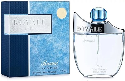 RASASI - ROYALE BLUE MEN Perfume 75ML FREE SHIPPING WORLD WIDE