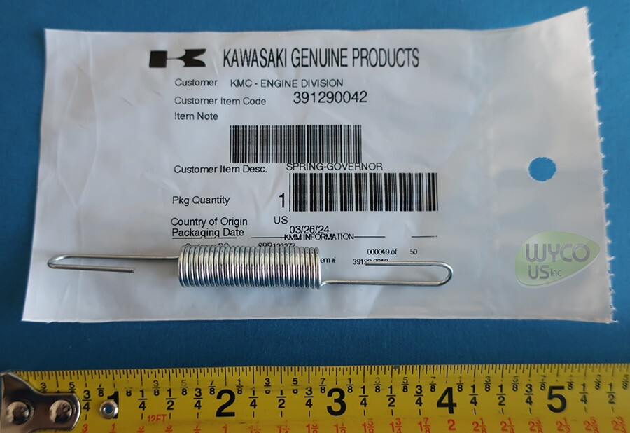 かめわし GOVERNOR SPRING,KAWASAKI FR651V,FR691V,FR730V,FS651V,FS691V