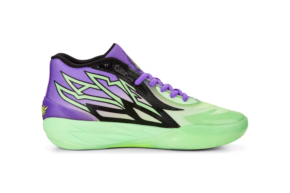 Pre-owned Puma X Lamelo Ball Mb.02 Rick & Morty 377411-02 Men's Size In Multicolor