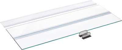 H2Pro 20 Glass Canopy 10 Gallon Aquarium Fish Tank (19.33 x 9.65 x 0.16in)