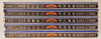 Satya Sai Baba Nag Champa Super Hit Stick Incense 5 x 10GM Boxes Free Shipping