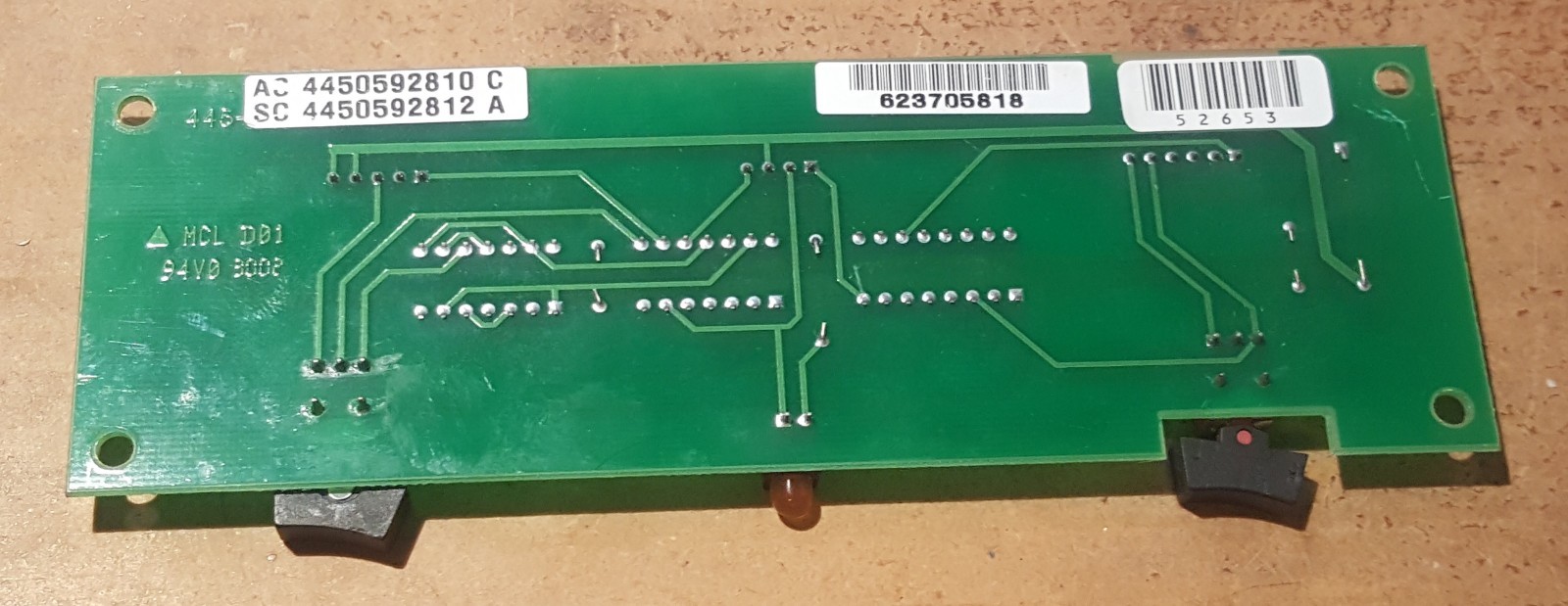 AT&T Front Operator Panel PCB Board P/N: 445-0592810C