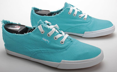 Puma Damen Schuhe Sneaker Tekkies Brites 350935 12 Scuba Blue-White blau-weiß