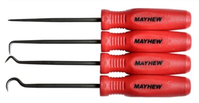 MAYHEW # 31098 4PC MICRO HOOK & PICK SET