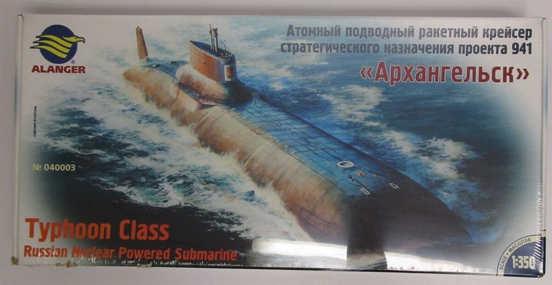 Model Kit ALANGER 040003 1:350 Typhoon Class Russian Nuclear Powered