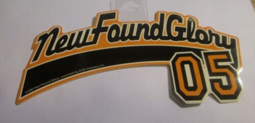 NEW FOUND GLORY STICKER NEW 2001 VINTAGE OOP RARE COLLECTIBLE 