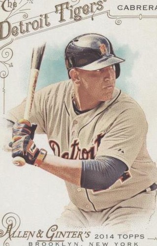 2014 Topps Allen & Ginter's - Miguel Cabrera #168