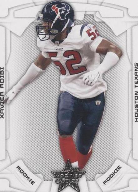 2008 Leaf Rookies & Stars Xavier Adibi #185