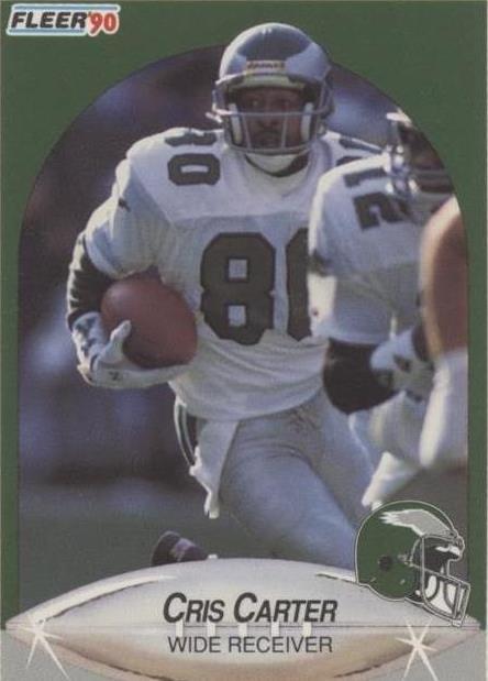 Fleer Cris Carter #81 1990