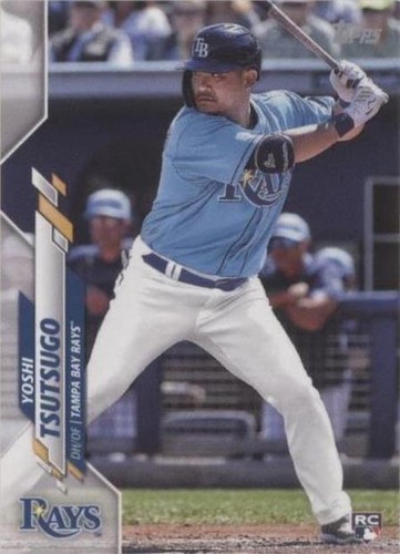 Yoshi Tsutsugo Rookie Pink Wave Refractor 2020 Topps Chrome