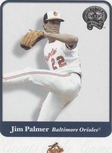 2001 Fleer Greats of the Game - Jim Palmer #136