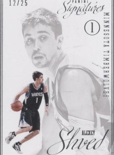 2012-13 Panini Signatures - Alexey Shved #118