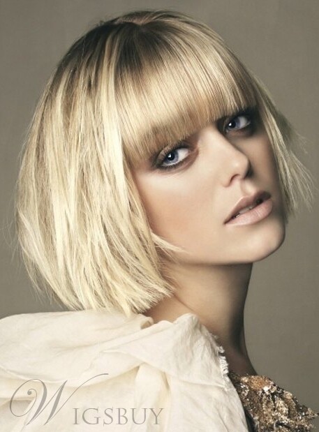 Life Fluffy Celebrity Luxury Short Straight Wig Hair Blond Ebay