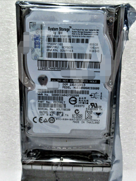 日本アイ・ビー・エム 600GB 10K 2.5-inch SAS HDD 00W1160 00W1160 IBM 600GB 10K 6G 2.5in SAS Hard Drive HDD | eBay