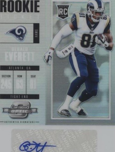 2017 Panini Contenders Optic Gerald Everett #184