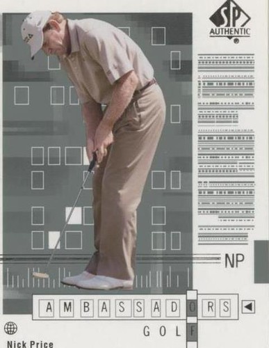 2002 SP Authentic - Nick Price #75SPA