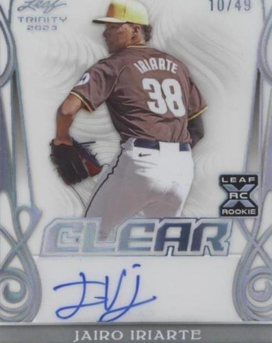 2023 Leaf Trinity - Jairo Iriarte #CA-JI1