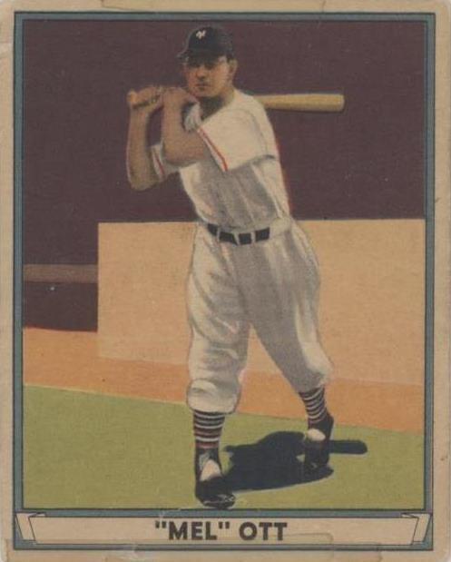 1941 年比赛球 - Mel Ott #8